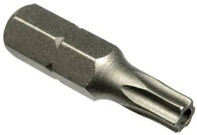 Бита Torx 1/4 с отверстием Force 1273015 (T15H, L=30 мм)