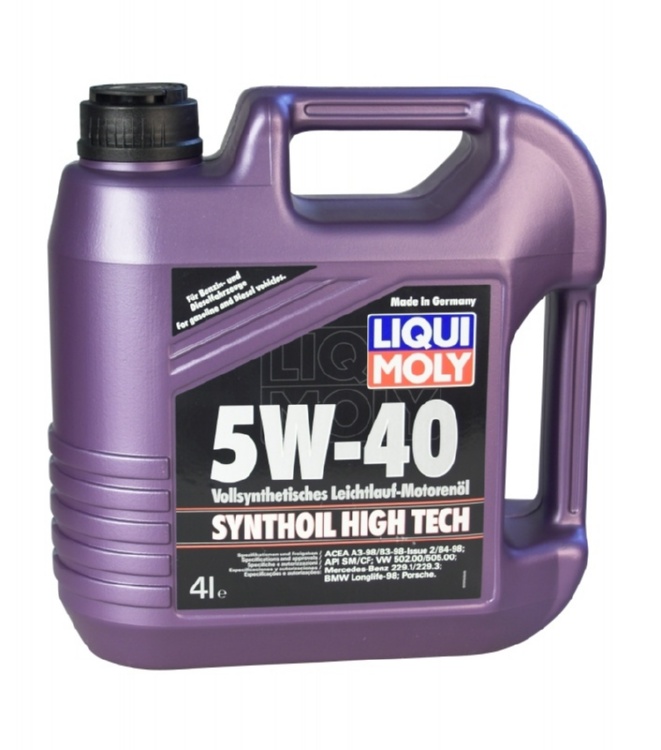 Моторное масло Liqui Moly 1915 Synthoil High Tech 5W-40 4 л