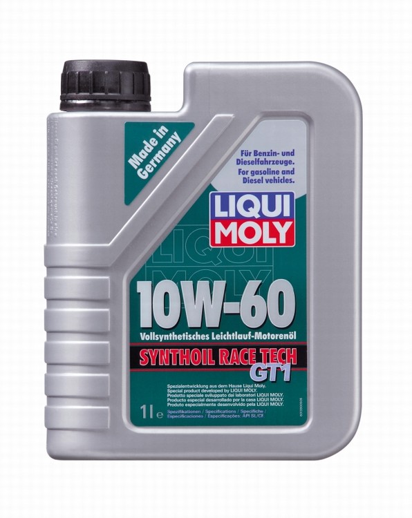 Моторное масло Liqui Moly 1943 SYNTHOIL RACE TECH GT 1 10W-60 1 л