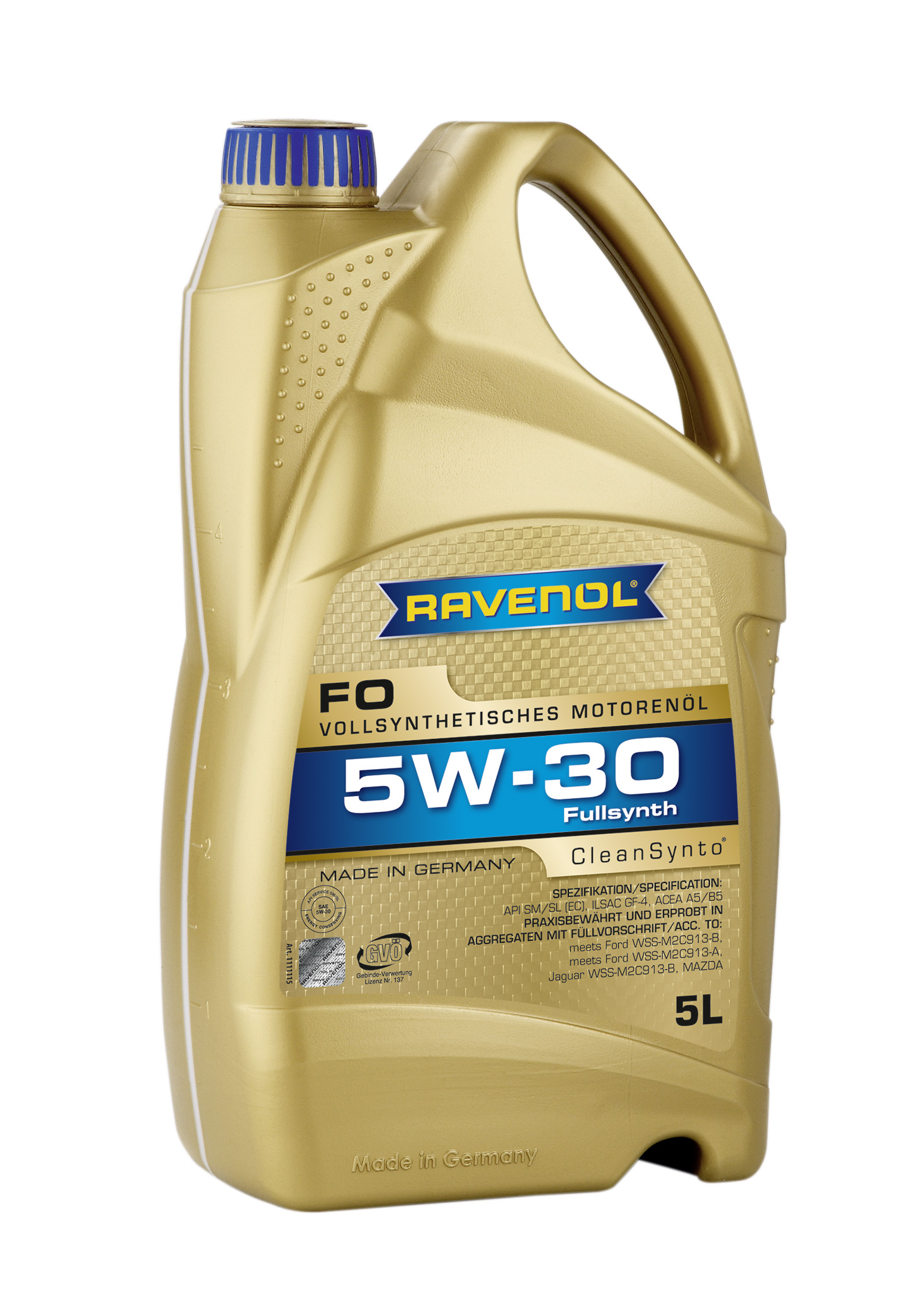 Моторное масло Ravenol 4014835722651 FO 5W-30 5 л