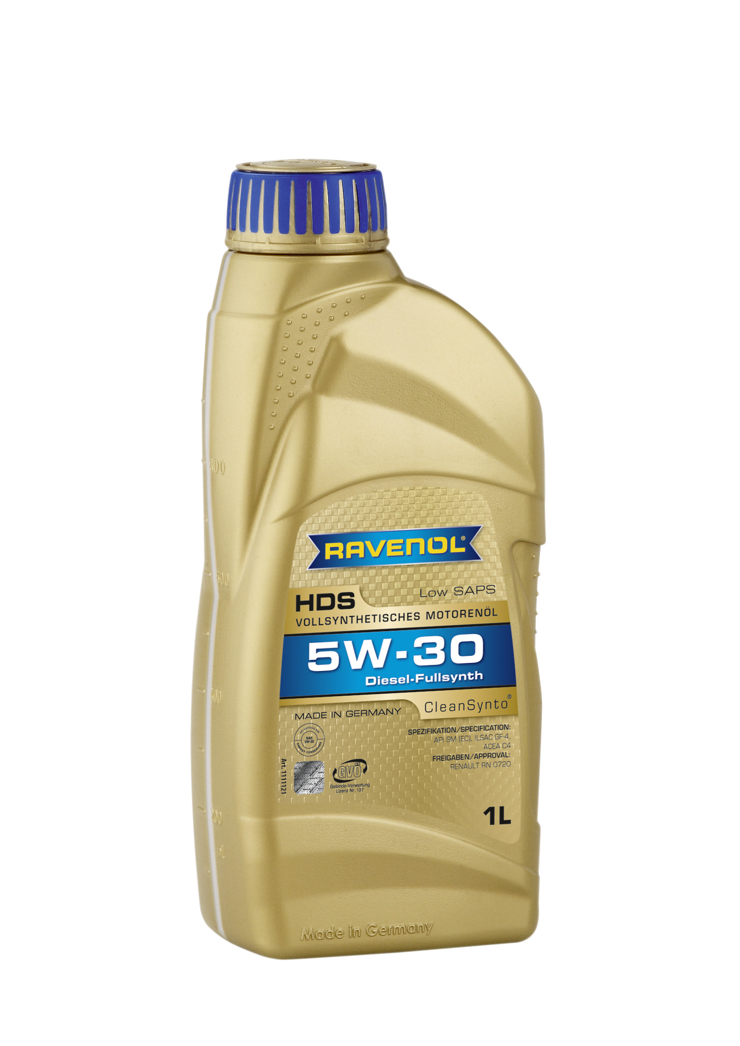 Моторное масло Ravenol 4014835723214 HDS Hydrocrack Diesel Specif 5W-30 1 л