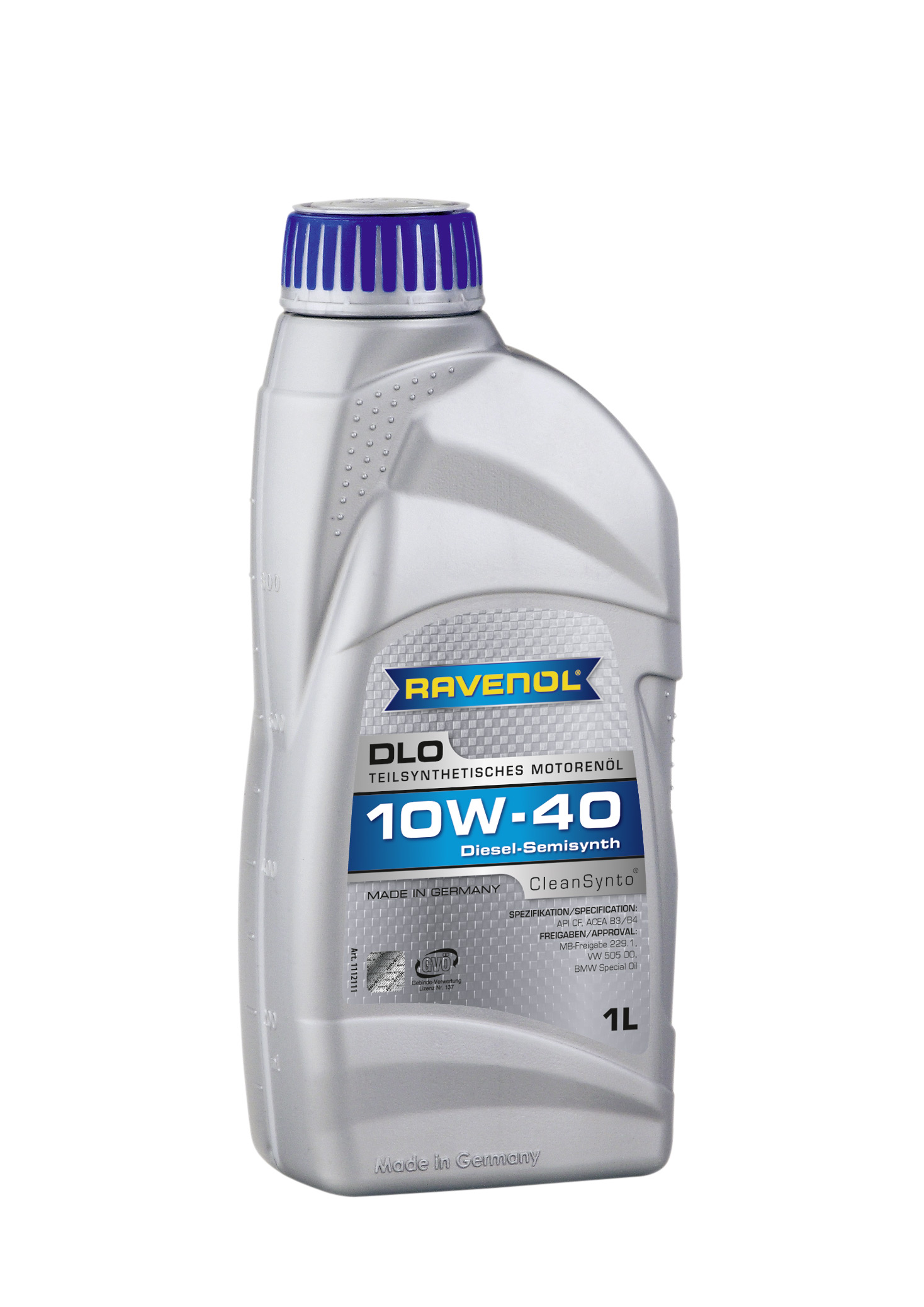 Моторное масло Ravenol 4014835724211 Teilsynthetic Dieseloel DLO 10W-40 1 л