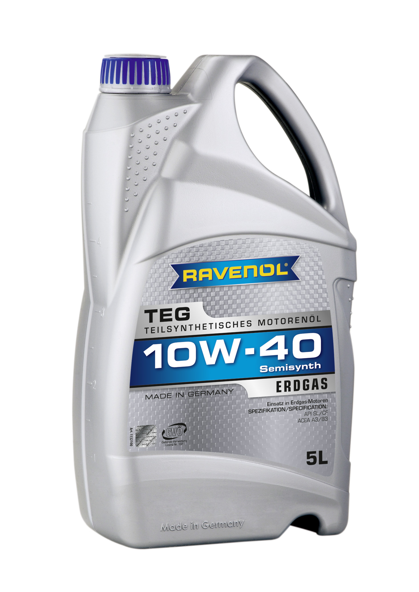 Моторное масло Ravenol 4014835726550 TEG 10W-40 5 л