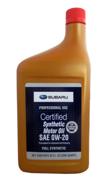 Моторное масло Subaru SOA427V1310 SYNTHETIC OIL 0W-20 0.946 л