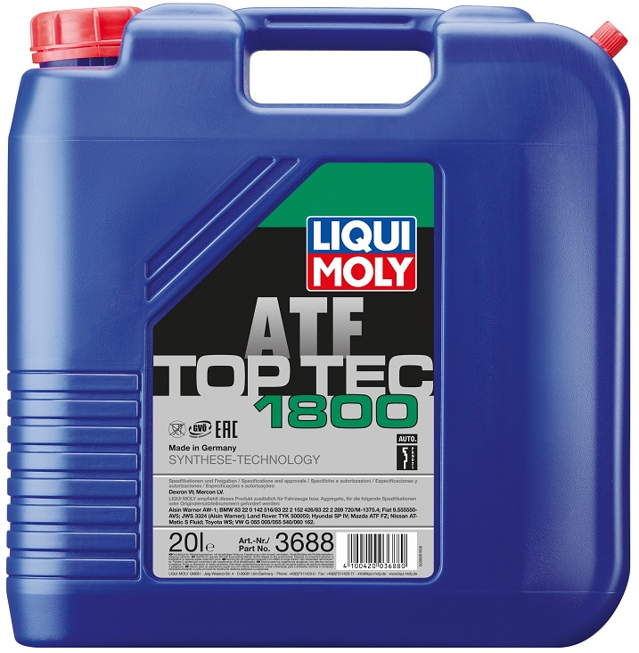 Трансмиссионное масло Liqui Moly 3688 Top Tec ATF 1800  20 л