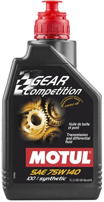 Трансмиссионное масло Motul 105779 GEAR FF COMPETITION 75W-140 1 л