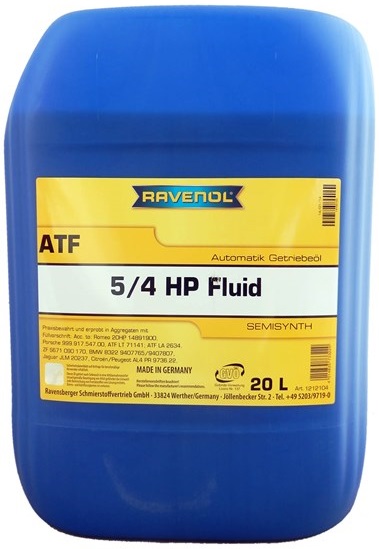 Трансмиссионное масло Ravenol 4014835733220 ATF 5/4 HP  20 л