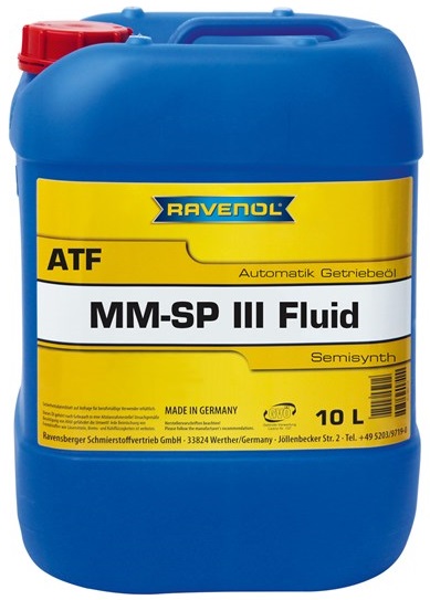 Трансмиссионное масло Ravenol 1212103-010-01-999 Automatik-Getriebe-Oel MM SP-III Fluid  10 л