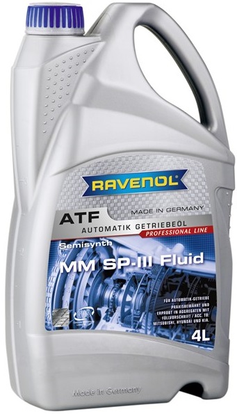 Трансмиссионное масло Ravenol 1212103-004-01-999 Automatik-Getriebe-Oel MM SP-III Fluid  4 л