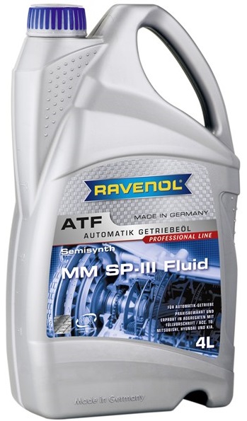 Трансмиссионное масло Ravenol 4014835733190 Automatik-Getriebe-Oel MM SP-III Fluid  4 л