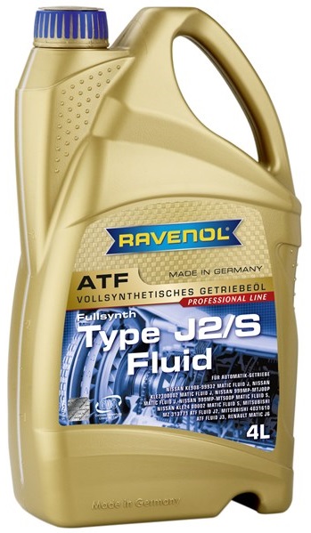 Трансмиссионное масло Ravenol 1211115-004-01-999 atf j2/s  4 л