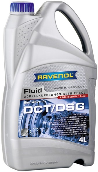 Трансмиссионное масло Ravenol 4014835718999 DCT/DSG Getriebe Fluid  4 л