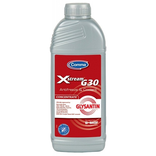 Жидкость охлаждающая Comma XSM1L Xstream G30 Antifreeze & Coolant Ready Mixed  1 л