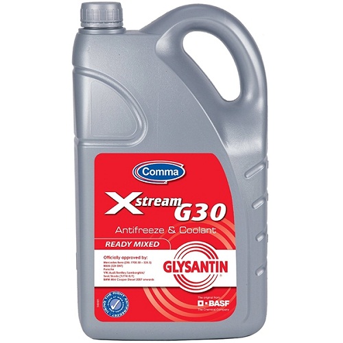 Жидкость охлаждающая Comma XSR5L Xstream G30 Antifreeze & Coolant Concentrate G12+  5 л