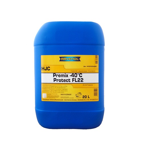 Жидкость охлаждающая Ravenol 4014835755925 HJC Hybrid Japanese Coolant Premix  20 л