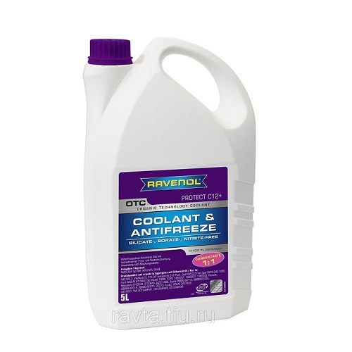 Жидкость охлаждающая Ravenol 4014835755451 OTC Organic Technology Concentrate  5 л