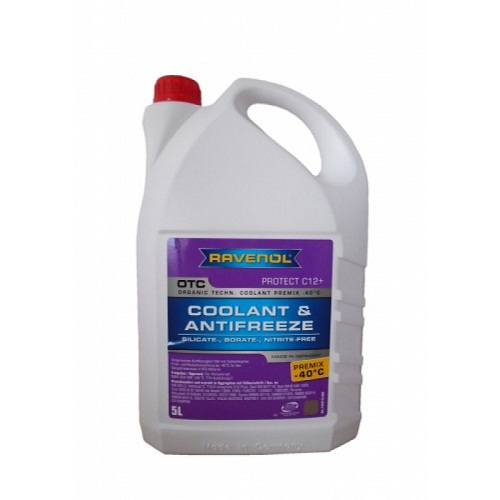 Жидкость охлаждающая Ravenol 4014835755550 OTC Organic Technology Coolant Premix  5 л