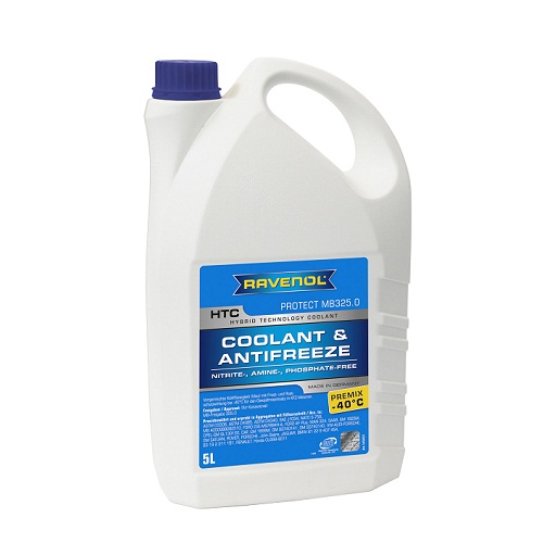 Жидкость охлаждающая Ravenol 4014835755758 HTC Hybrid Technology Coolant Premix  5 л