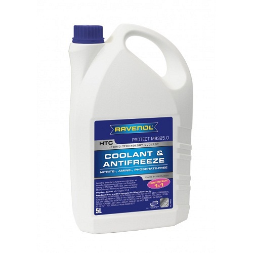 Жидкость охлаждающая Ravenol 4014835755659 HTC Hybrid Technology Coolant Concentrate exclusiv  5 л