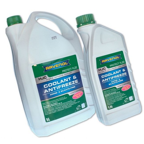 Жидкость охлаждающая Ravenol 4014835755819 HJC Hybrid Japanese Coolant Concentrate  1.5 л