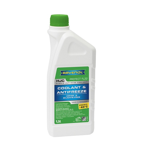 Жидкость охлаждающая Ravenol 1410123-150-01-999 HJC Hybrid Japanese Coolant Premix  1.5 л