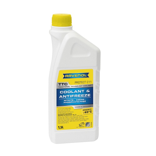 Жидкость охлаждающая Ravenol 4014835755314 TTC Traditional Technology Coolant Premix  1.5 л