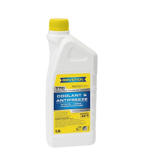 Жидкость охлаждающая Ravenol 1410105-150-01-999 TTC Traditional Technology Coolant Premix  1.5 л