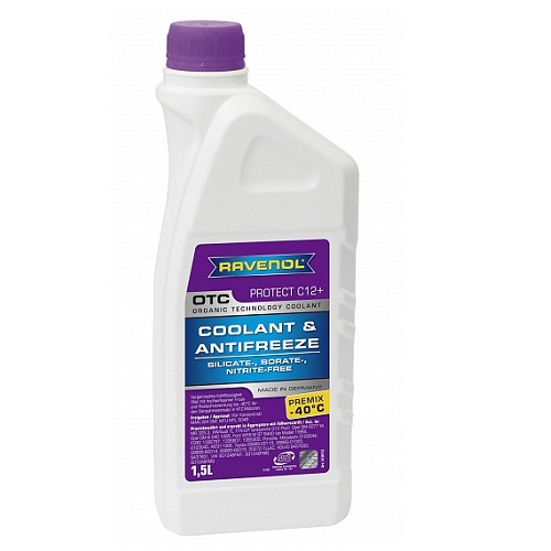 Жидкость охлаждающая Ravenol 1410112-150-01-999 OTC Organic Technology Coolant Premix  1.5 л