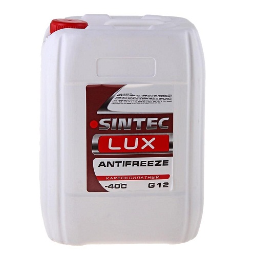 Жидкость охлаждающая Sintec 756665 Lux G12  10 л