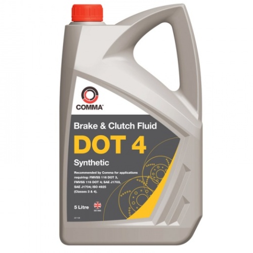 Жидкость тормозная Comma BF45L BRAKE FLUID  5 л