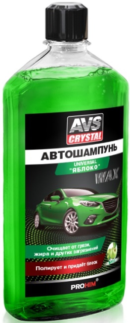 Автошампунь Универсальный (Яблоко) AVS AVK-007 (500 мл)