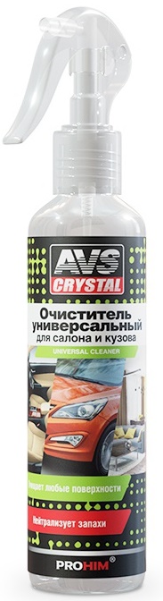 Очиститель универсальный для салона и кузова (триггер) AVS AVK-665 (250 мл)