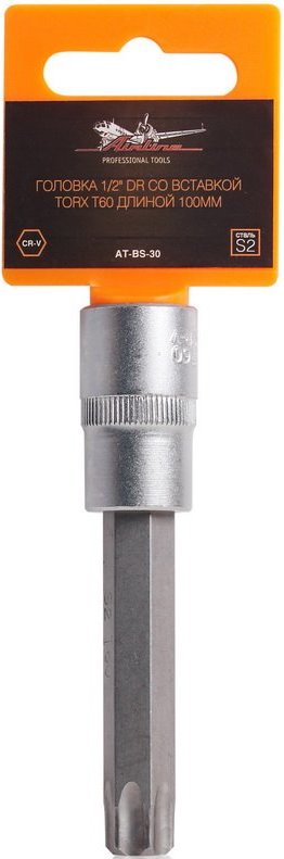 Головка 1/2 DR со вставкой TORX T60 AIRLINE AT-BS-30 (длина 100 мм)