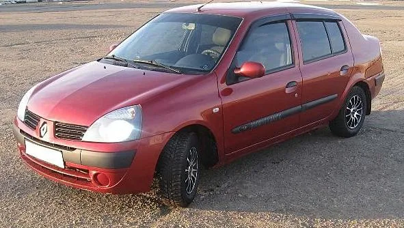 Дефлекторы Cobra Tuning для окон Renault Clio II 1998-2005