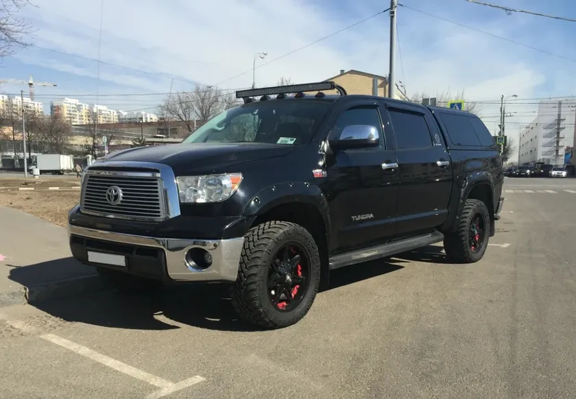 Дефлекторы Cobra Tuning для окон Toyota Tundra II Crew Cab 4-дв