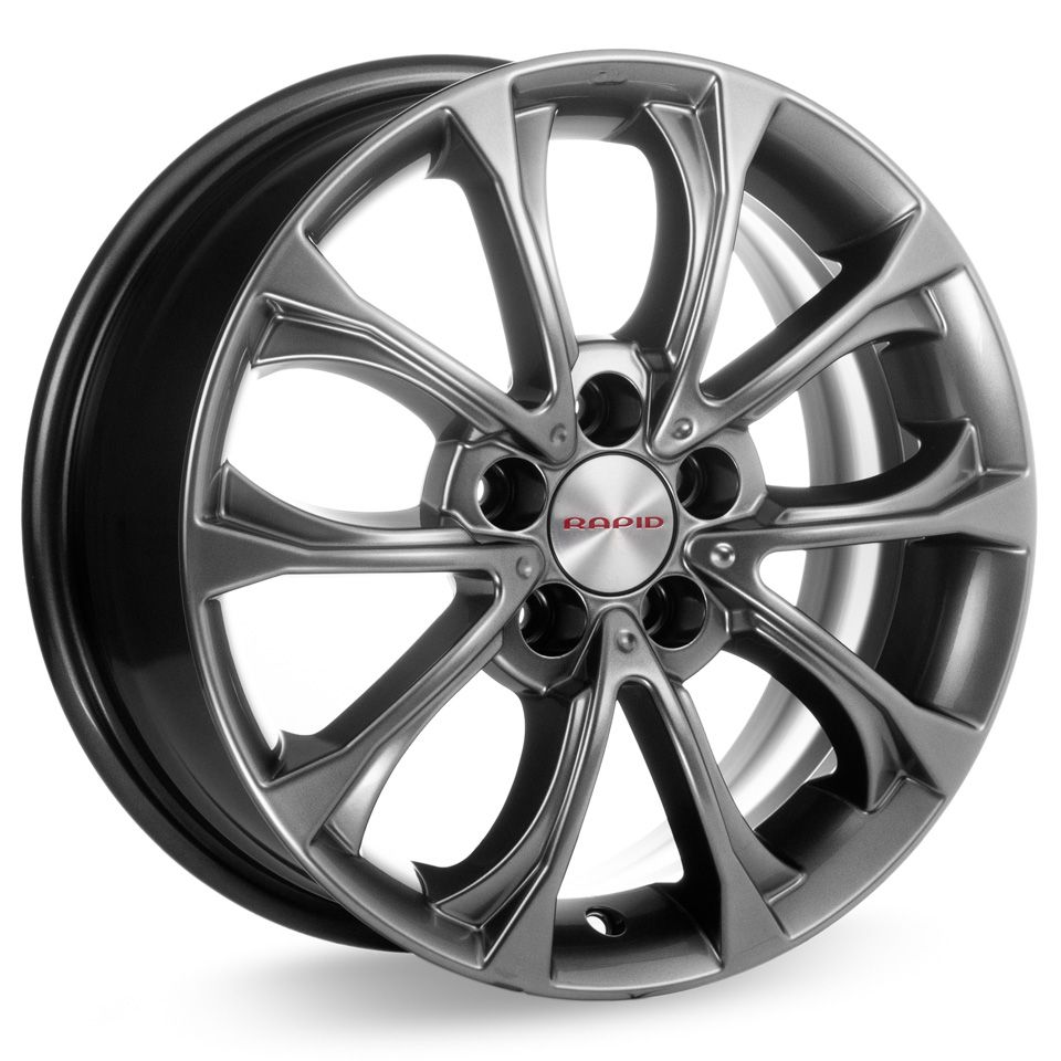 Диск колесный литой КиК  Urals (КС732) 6,5/R15 5x108 ET50 D63,35 Дарк платинум