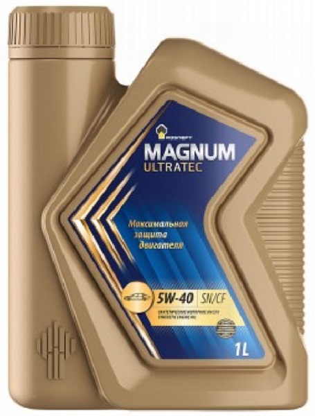 Масло моторное синтетическое Роснефть 40815432 RN Magnum Ultratec 5W-40, 1л