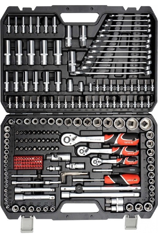 Набор инструментов YATO YT-38831 1/2, 1/4, 3/8 (111 предметов)
