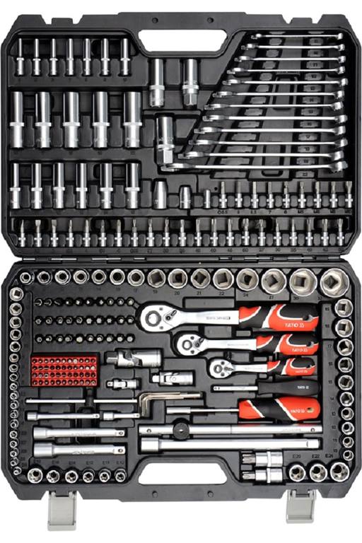 Набор инструментов YATO YT-38841 1/4, 3/8, 1/2 (216 предметов)