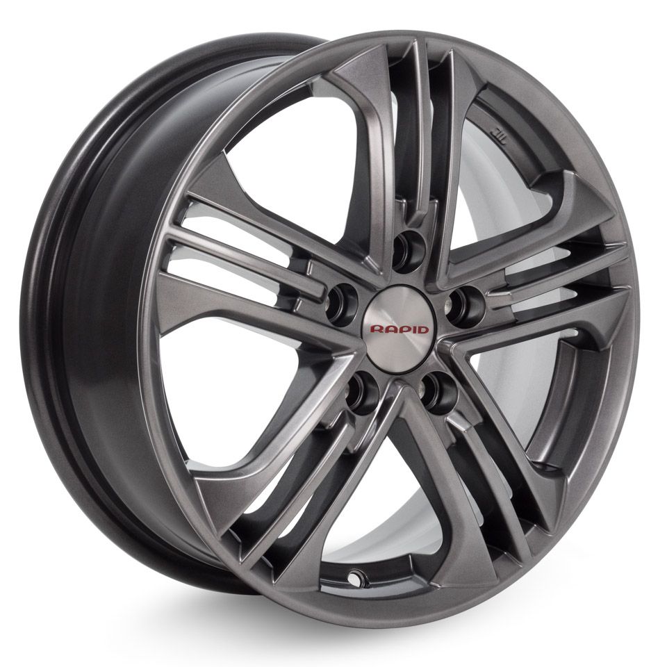 Диск колесный литой КиК Trinity-оригинал (КС615) 6,0/R15 5x100 ET38 D57,1 Дарк платинум