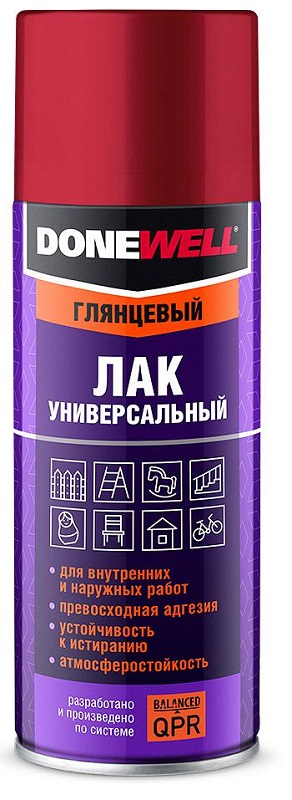 Лак акриловый DONEWELL DW-9002 универсальный глянцевый