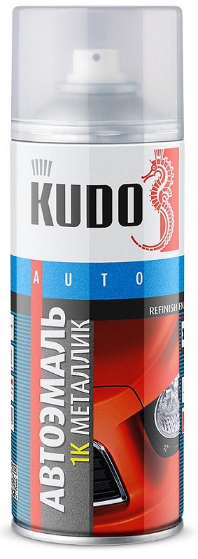 Эмаль 1К KUDO KU-42451 Металлик TOYOTA 1C0 Silver Metallic Clearcoat