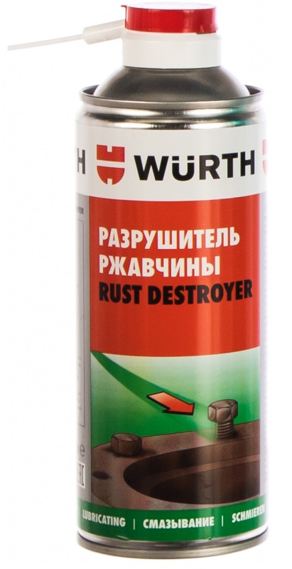 Растворитель Wurth 0890225 ржавчины ROST OFF