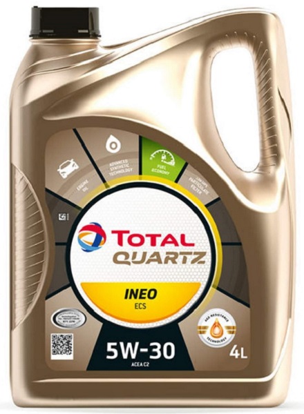 Масло моторное синтетическое Total 213685 QUARTZ INEO ECS 5W-30, 4л