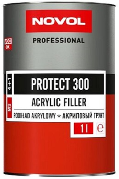 Грунт акриловый Novol 37031 PROTECT 300 4+1,белый