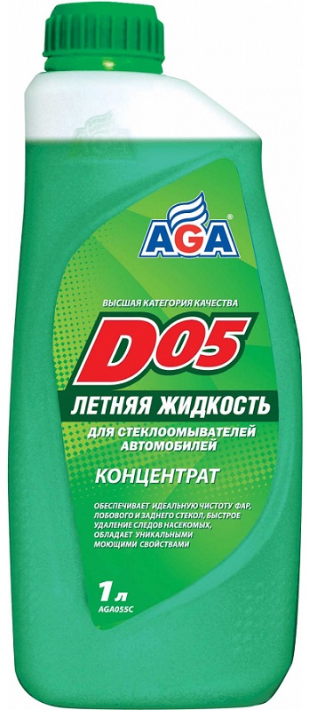 Жидкость AGA AGA055C омывания стекол летняя,концентрат