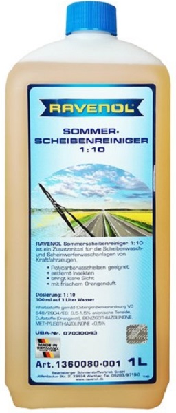 Омыватель Ravenol 1360080-001-01-000 летний концентрат Sommerscheibenr. konz.