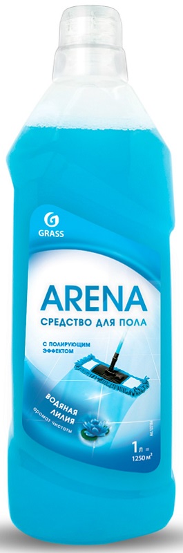 Средство с полирующим эффектом для пола Grass 125184 Arena Водяная лилия, 1л