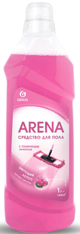 Средство с полирующим эффектом для пола Grass 125185 Arena Цветущий лотос, 1л