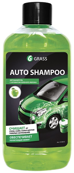 Автошампунь Universal Grass 111100-2, яблоко, 1л